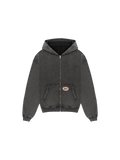 Club Zip Hoodie - Washed Charcoal