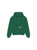 Club Zip Hoodie - Emerald Green
