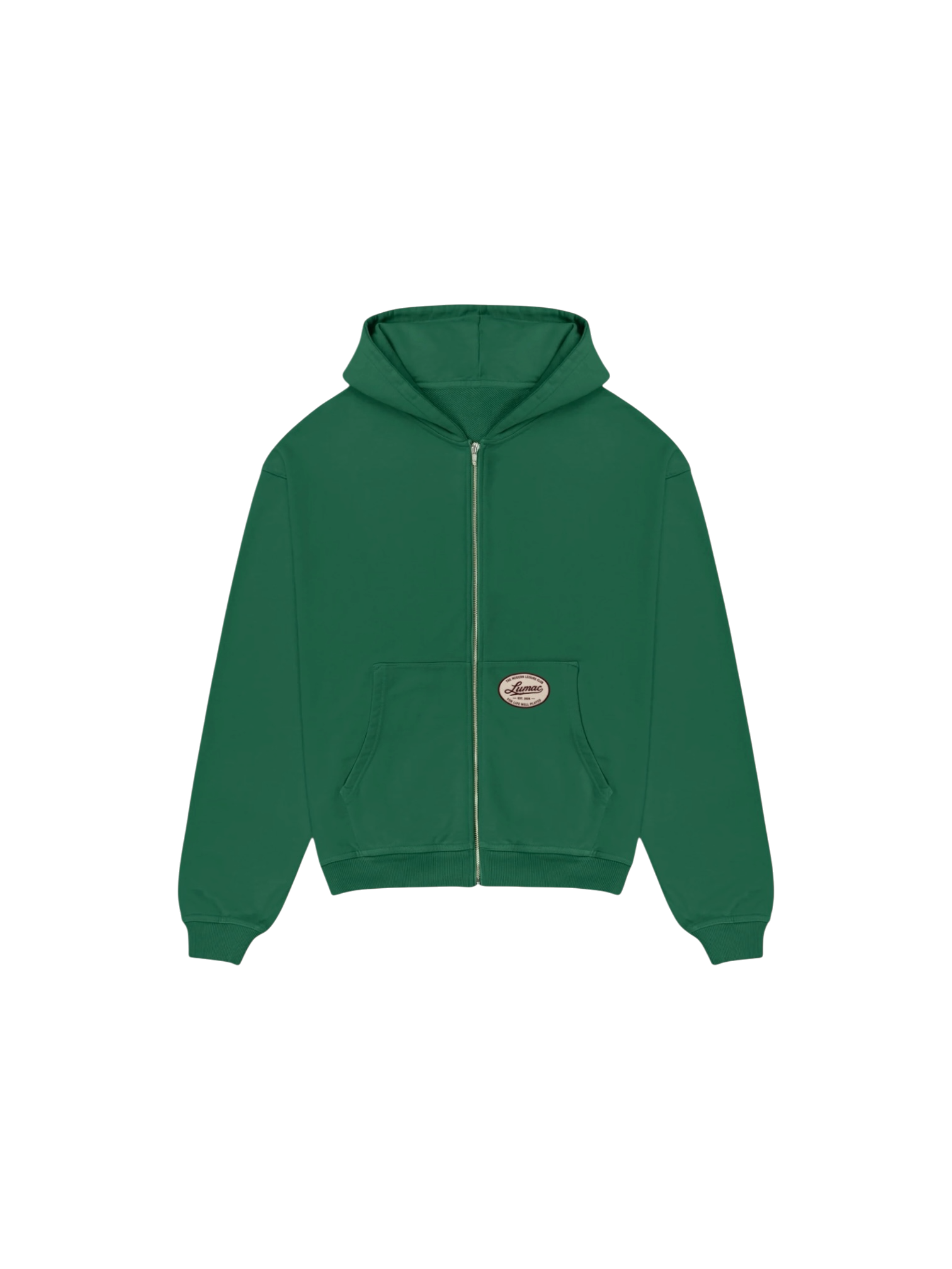 Club Zip Hoodie - Emerald Green